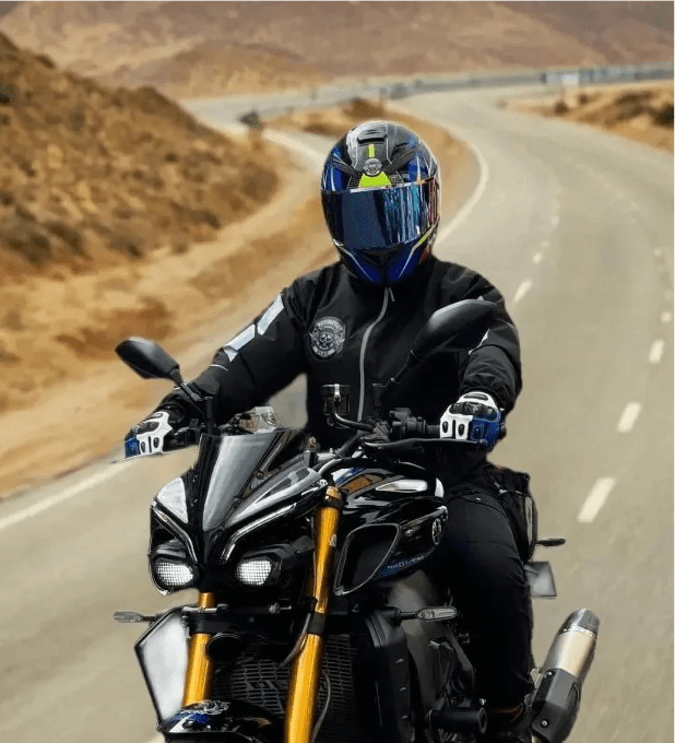Boutique biker outfit rider